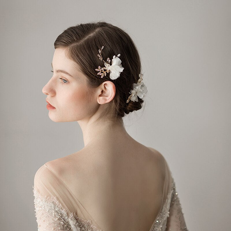 Hair accessories Exquisite A Beautiful Flower Bridal wedding Headdress