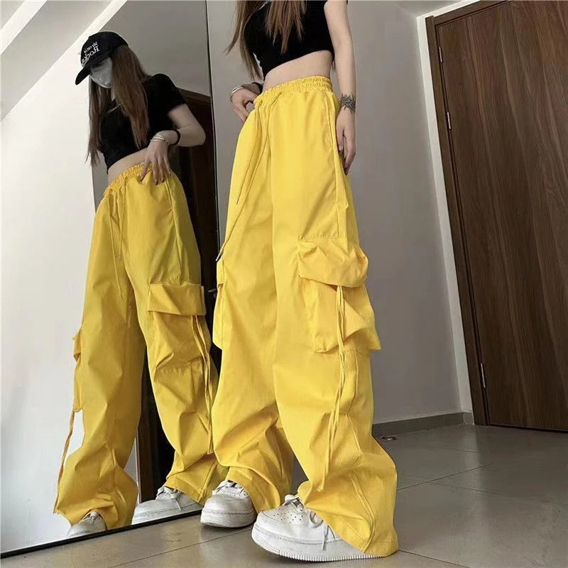 Women Y2K Cargo Pants High Waist Sweatpants - Touches