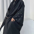 Embroidery Abaya V-neck