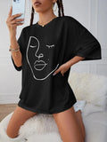 Simple Line Pattern Women's Face Printing - Touches