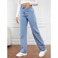 Straight-Leg Denim Trousers Straight Jeans - Touches