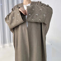 Embroidery Abaya V-neck