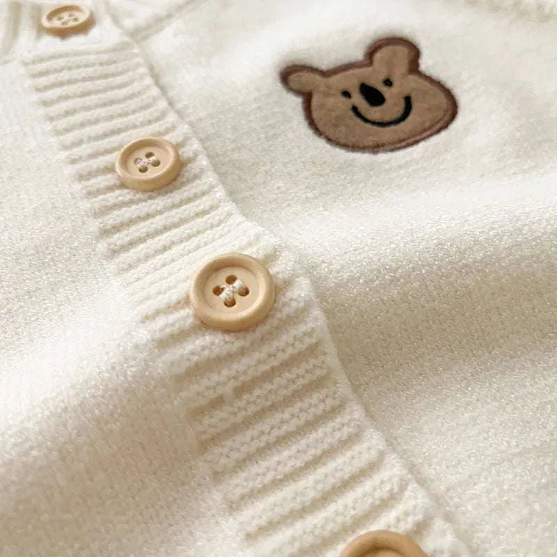 Cute Bear Autumn Baby Knitted Coats - Touches