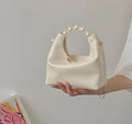 Pearl Handle Women Small Clutch Handbags - Touches