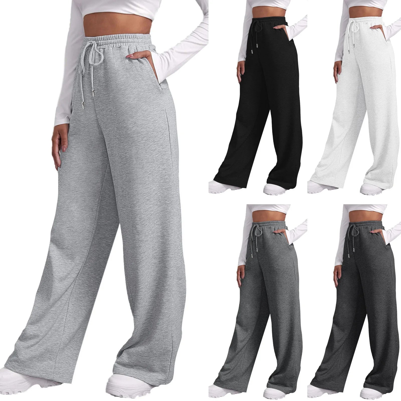 Wide Leg Pants Women’S Sweatpants - Touches