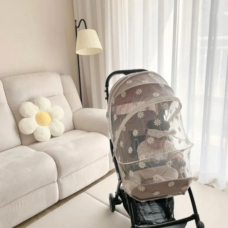 NEW Summer Mosquito Net Baby Stroller Pushchair Mosquito Insect - Touches