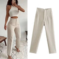 Office Wear High waist Pants for Women Formal Pants - Touches