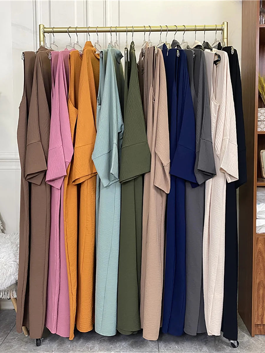 Modest Abayas For Women Muslim Sets