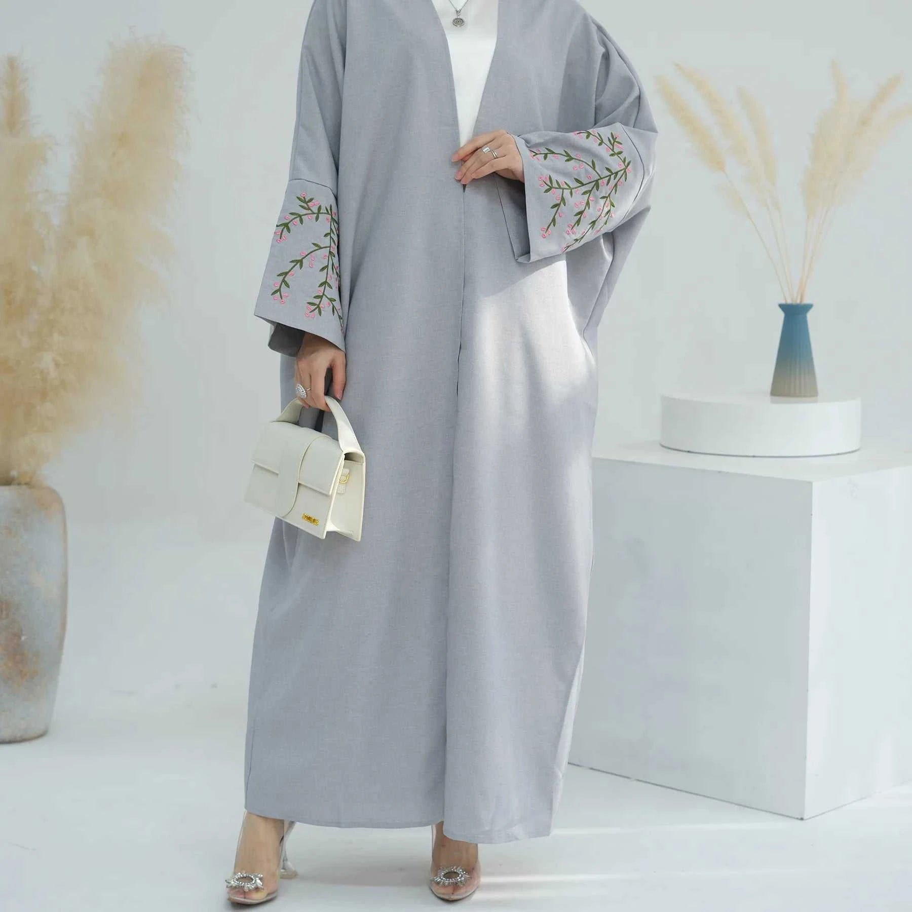 Embroidery Abayas Dress