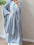 Abaya Satin for Women Eid Dress - Touches