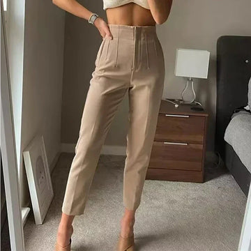 Office Wear High waist Pants for Women Formal Pants - Touches