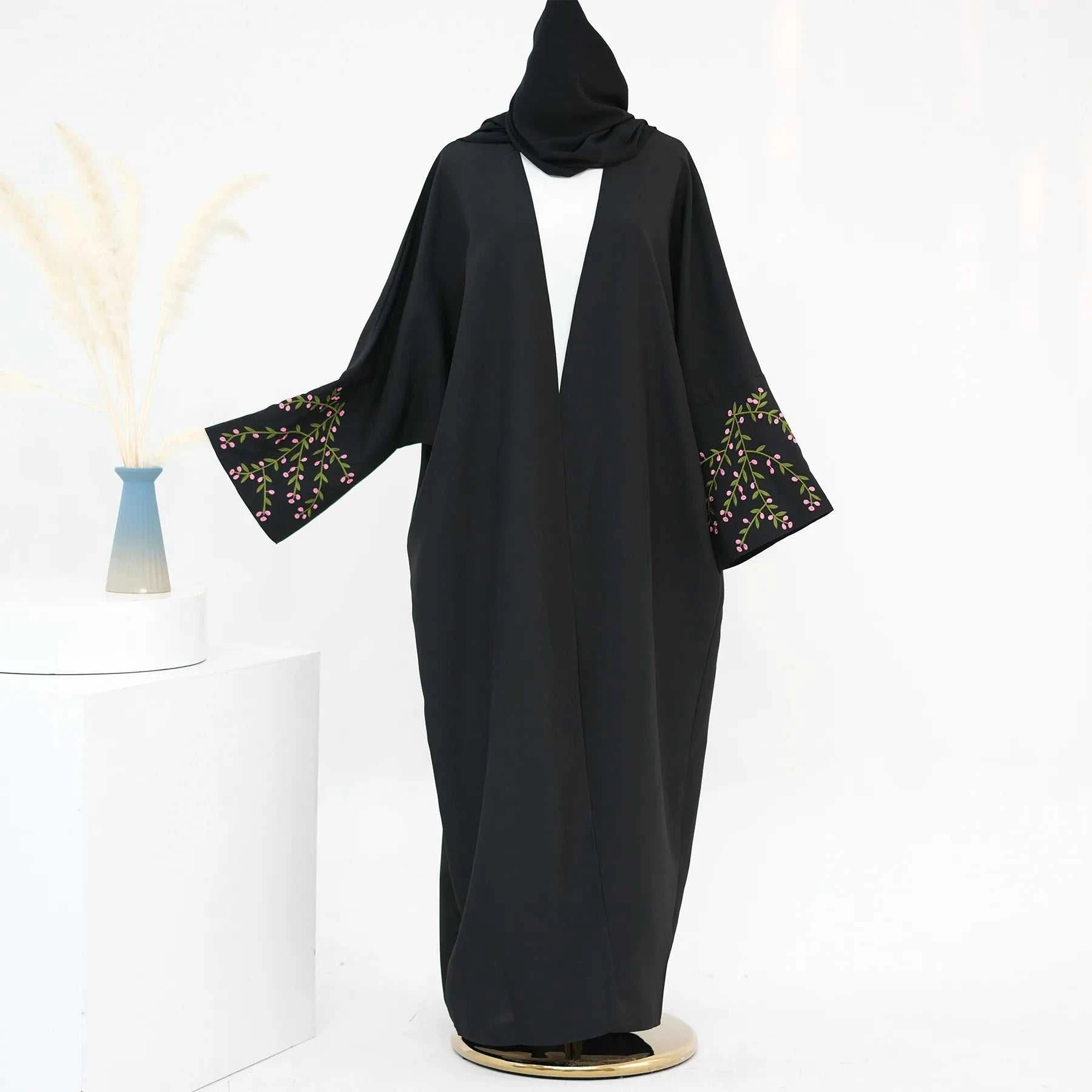 Embroidery Abayas Dress