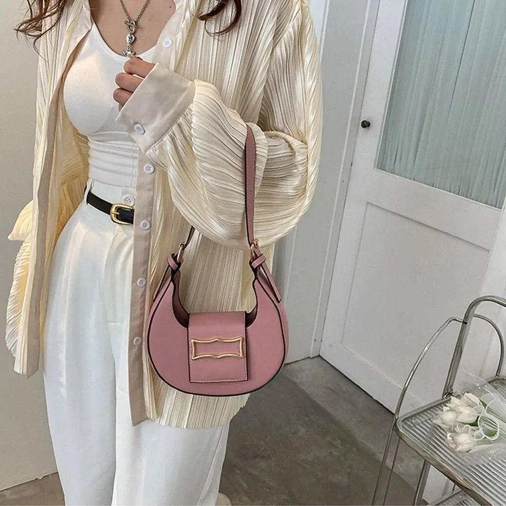 WOMEN BAG Women's Simple  Buckle Shoulder Bag Casual - Touches