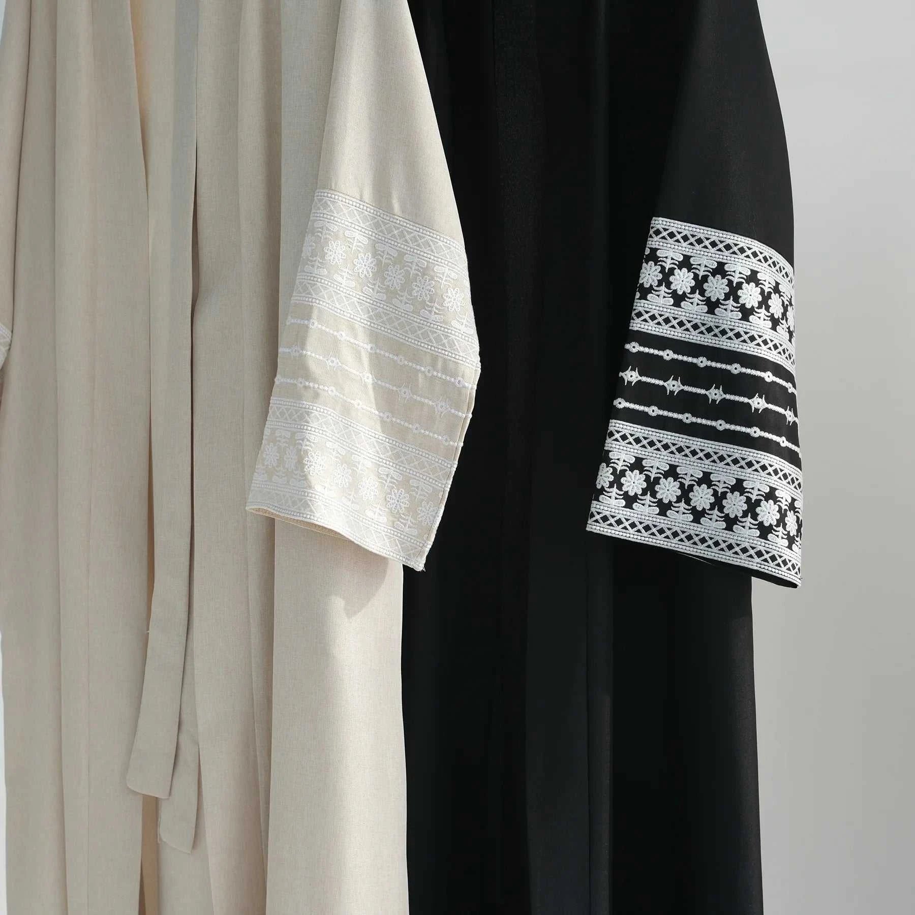 Embroidery Kimono Abaya