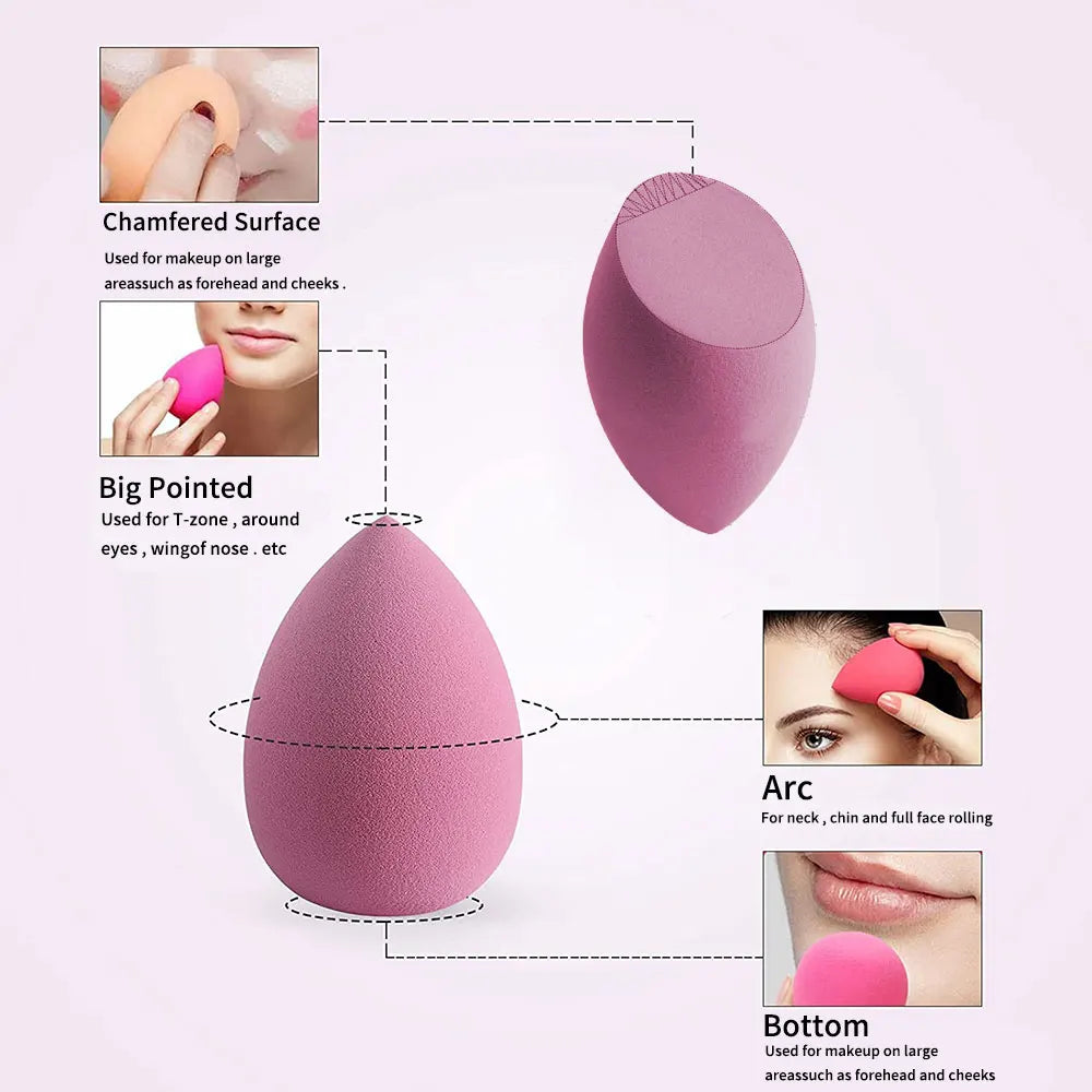 4/8pcs Makeup Sponge Blender - Touches