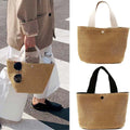 Elegant Ladies Straw Woven Handbag Women Holiday Beach Casual Tote Top-Handle Bags Fashion Retro Shoulder Bags - Touches