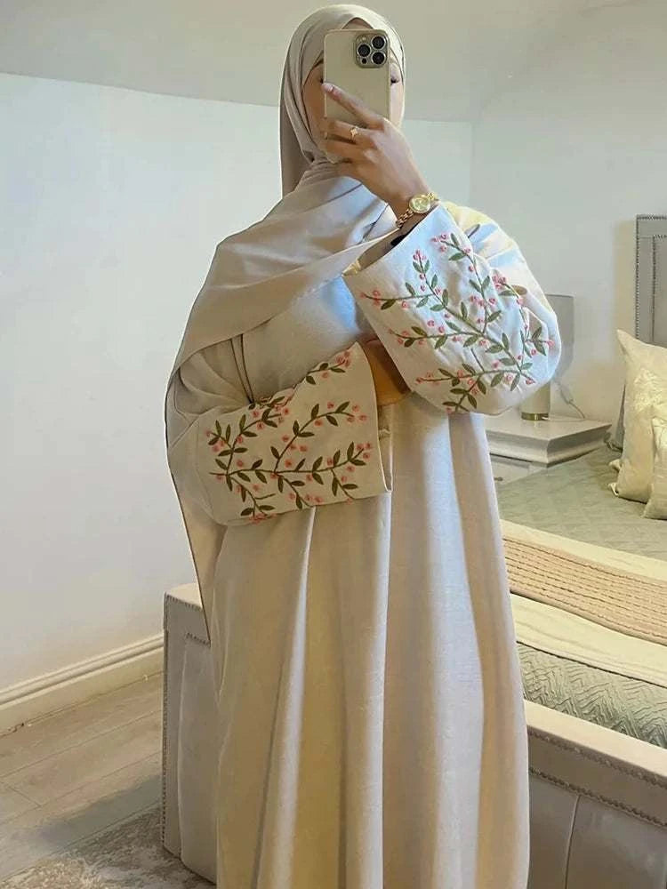 Embroidery Abayas Dress