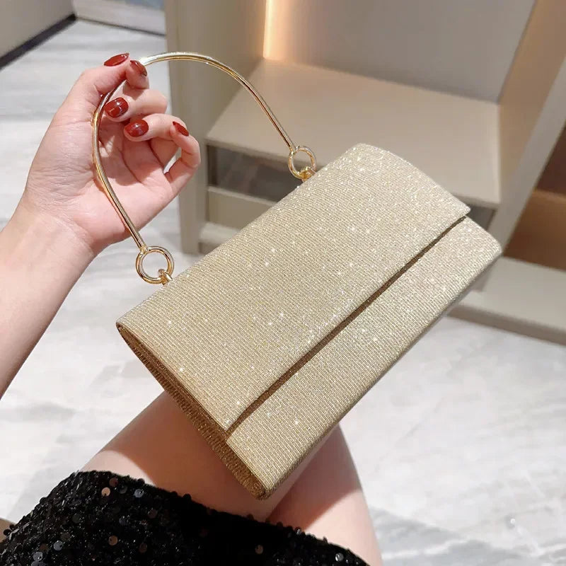 Shiny Clutch Handbag for Women - Touches