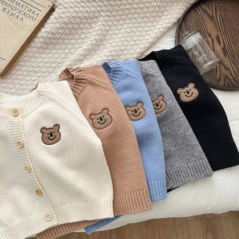 Cute Bear Autumn Baby Knitted Coats - Touches