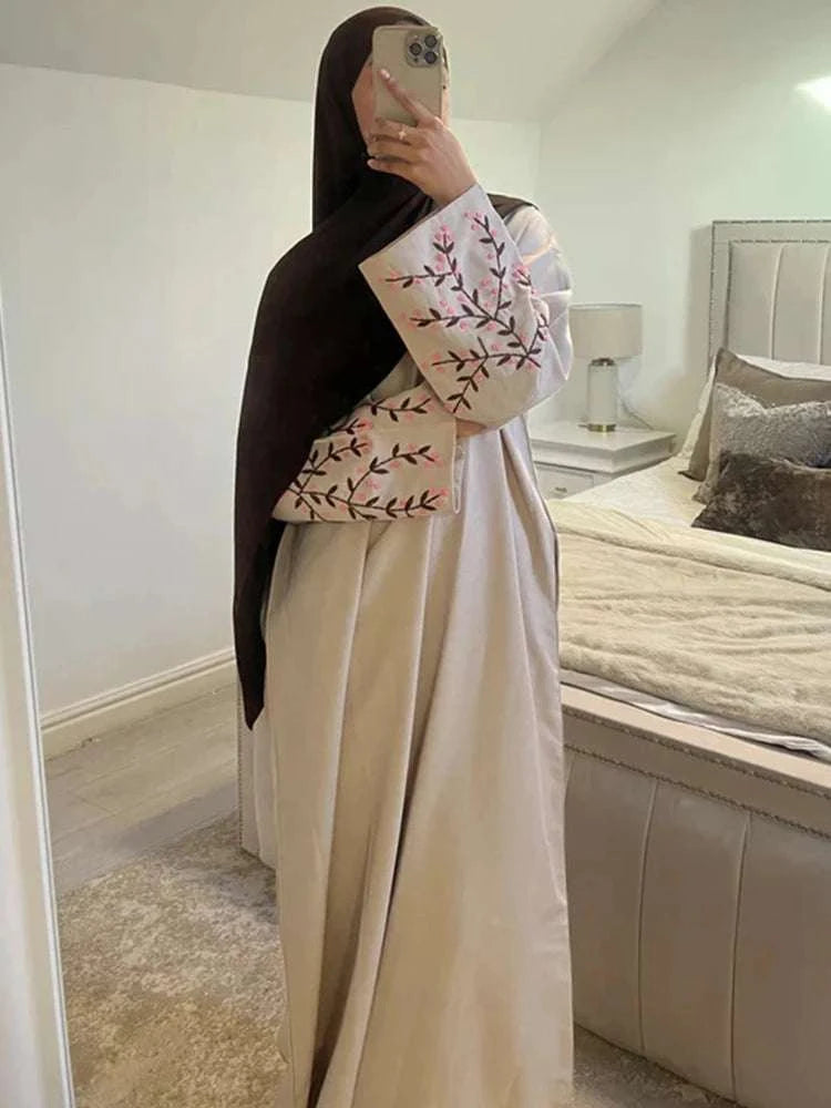 Embroidery Abayas Dress