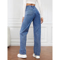 Straight-Leg Denim Trousers Straight Jeans - Touches