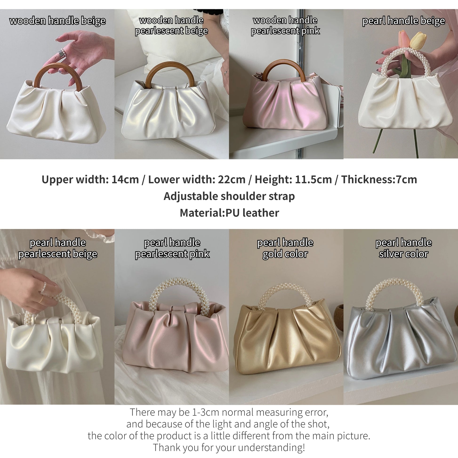 Pearl Handle Women Purse - Touches