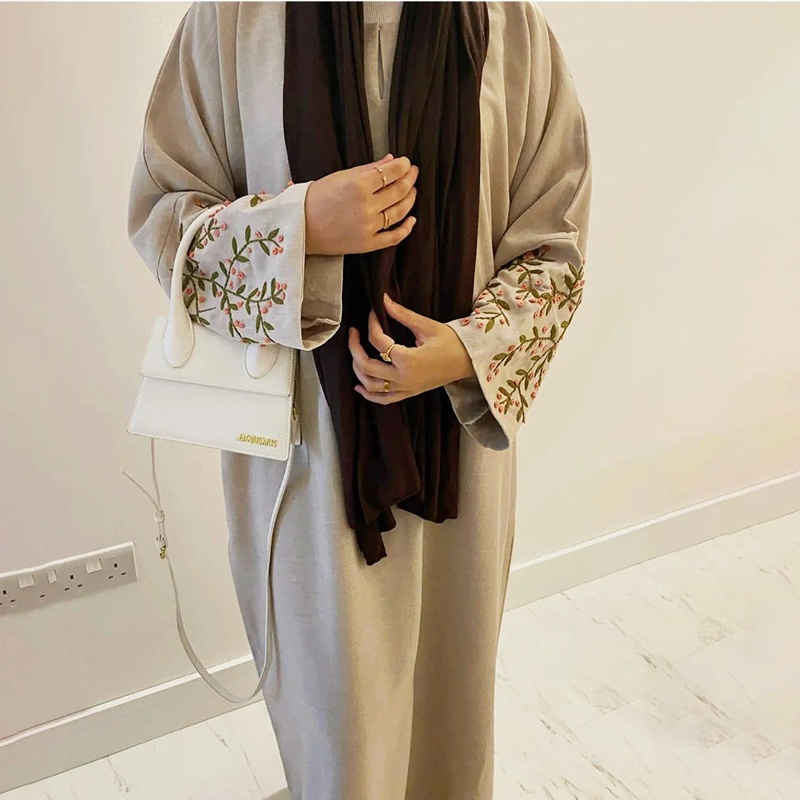 Embroidery Abayas Dress