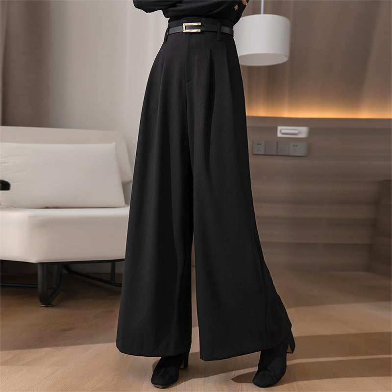 Women Spring New High Waist Wide Leg Pants