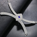 Women ACCESORIES  Devil's Eye  Plate Sexy Shiny Rhinestone Body Chains